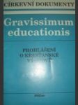 Gravissimum educationis - Prohlášení o křesťanské výchově - náhled