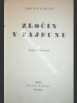 Zločin v tajfunu - mason van wyck - náhled