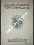 Základy všeobecné vědy náboženské - pertold otakar prof. dr. - náhled