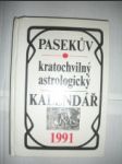 PASEKUV kratochvilný astrologický kalendář 1991 - PASEKUV - náhled