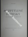 Rozptýlené paprsky - čep jan - náhled