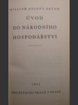 Úvod do národního hospodářství - orton william aylott - náhled