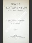 Novum testamentum d. n. iesu christi - náhled