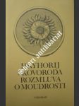 Rozmluva o moudrosti - skovoroda hryhorij - náhled