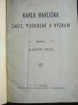 Karla havlíčka život,působení a význam - žalud augustin - náhled