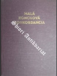 Malá koncilová konkordancia - filo elemír / kišiday františek (sestavili) - náhled