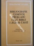 Bibliografie českých překladů celé bible i jejich částí - náhled