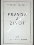 Pravda a život - haecker theodor - náhled