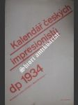 Kalendář českých impresionistů 1934 - náhled