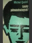 Lásky pätnáctročných? - quoist michel - náhled