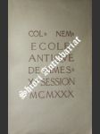 Ecole Antique de Nimes - XI. Session - 1930 - náhled