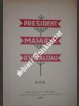 President masaryk o socialisaci - r.b.m. - náhled