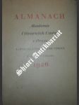 Almanach akademie výtvarných umění v praze k stodvacátémupátému výročí založení ústavu 1926 - kolektiv - náhled