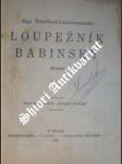 Loupežník babinský - votočková-lauermannová olga - náhled