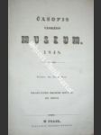 Časopis českého musea museum 1848 - náhled
