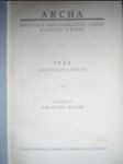 1924 - ARCHA / Měsíčník pro literaturu,umění,kulturu a život / - náhled