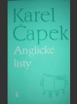 Anglické listy - čapek karel - náhled