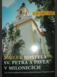 200 let kostela sv. petra a pavla v milonicích - náhled
