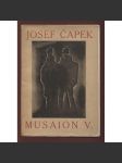 Musaion V. - Josef Čapek (monografie o Josefu Čapkovi, malíři a grafikovi) text francouzsky - náhled