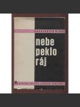 Nebe, peklo, ráj (obálka a typografie Karel Teige) - Konstantin Biebl - Básně z let 1929-1930 - náhled