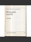 Slovanské souvětí (edice Studie a práce lingvistické) - náhled