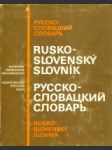 Rusko slovenský slovník - náhled