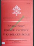 Náboženský rozměr výchovy v katolické škole - kongregace pro katolickou výchovu - náhled