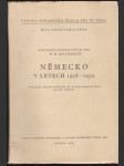 Německo v letech 1918-1950 - těsnopisný záznam přednášky - náhled