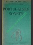 Portugalské sonety (1947) - barrett-browningová elizabeth - náhled