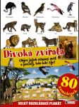 Divoká zvířata - velký rozkládací plakát, 80 samolepek - náhled