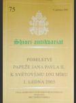 Poselství k světovému dni míru 1. ledna 2003 - jan pavel ii. - náhled