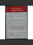 Mathematical Foundations of Computer Science 1988 (MFCS '88): Proceedings of the 13th Symposium Carlsbad, Czechoslovakia, August 29 - September 2, 1988 - náhled