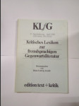 Kritisches Lexikon zur fremdsprachigen Gegenwartsliteratur KLG / 21. Nachlieferung - April 1990 - náhled