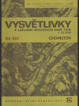 Vysvětlivky k základní geologické mapě ČSSR 1:25 000, 02-333 Chomutov - náhled