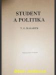 Student a politika - masaryk t.g. - náhled
