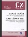 ÚZ 911 Cenné papíry, kapitálový trh k 2.7.2012 - náhled