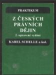 Praktikum z českých právních dějin - náhled