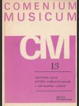 Počátky moderních proudů v naší hudební výchově (Comenium Musicum) - náhled
