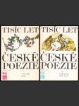Tisíc let české poezie I-II - náhled