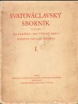 Svatováclavský sborník I.: Kníže Václav svatý a jeho doba - náhled