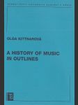 A History of Music in Outlines - náhled