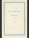 Otevřené okno (Verše) - náhled