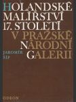 Holandské malířství 17. století v pražské Národní galerii - náhled