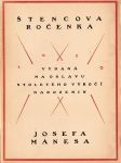 Štencova ročenka vydaná na oslavu stoletého výročí narození Josefa Mánesa - náhled