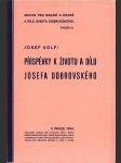 Příspěvky k životu a dílu Josefa Dobrovského - náhled