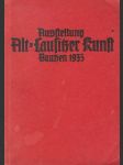 Katalog der Ausstellung Alt-Lausitzer Kunst: umění staré Lužice - náhled