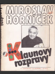 Klaunovy rozpravy - úvahy, fejetony, rozhovory, ankety z let 1956-1986 - náhled