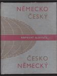 Německo-český a česko-německý kapesní slovník - náhled