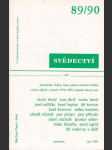 Svědectví: komentáře, úvahy, eseje, poezie, literární kritika z čísel vyšlých v letech 1956-1990 - náhled