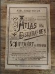 Brožura Grosser Atlas der Eisenbahnen und Schiffahrt von Mittel-Europa XXIII Auflage 1921-22 - náhled
